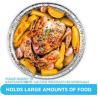 Buy cheap 10'' Inch Round Tin Foil Pans Disposable Aluminum, Extra Deep Freezer & Oven Safe - For Baking, Cooking, Storage from wholesalers