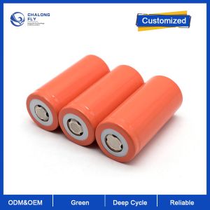 LiFePO4 Lithium Battery Rechargeable Custom 32650 6AH Lithium Iron Cylinder
