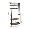 Buy cheap Coat Rack for Entrance, Industrial Hallway Coat Rack, Wooden Coat Stand for Sale, LGR13BX from wholesalers