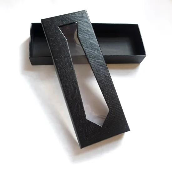 Buy cheap Biodegradable Black 450gsm Electronics Packing Boxes For Neck Tie from wholesalers