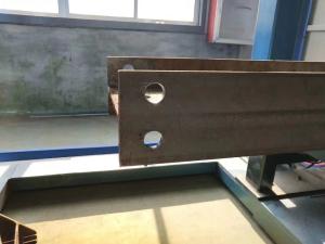 China 1250 X 600mm Touch Screen Cnc Beam Line CNC H Beam Drilling Machine on sale