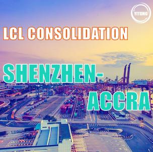 Buy cheap Shenzhen To Accra Ghana LCL International Shipping Cargo Services Each Mon from wholesalers