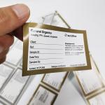 CMYK Varnishing Packaging Label Stickers