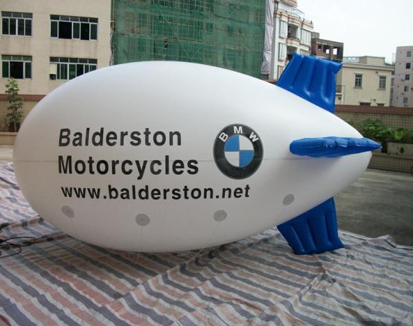 Buy cheap customized giant advertising lighting inflatable airship balloon from wholesalers