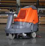 Airport Floor Scrubber Dryer Machine , Advance Battery Operated Ride On Floor