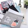 Buy cheap Canvas Stationery Pencil Bag, Zipper Canvas Pen Pencil Case Stationery Pouch Bag Case Cosmetic Bags, Custom Canvas Stati from wholesalers