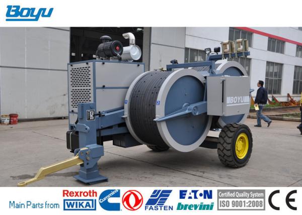 Buy cheap Tension Stringing Equipment 2x40kN Tension For Overhead Line Machine Diesel 77kw(103hp) from wholesalers