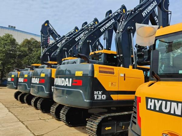 Buy cheap EURO 5 Korea Hyundai Excavator HX130 Jindongyu Machinery 2200 KW/RPM from wholesalers