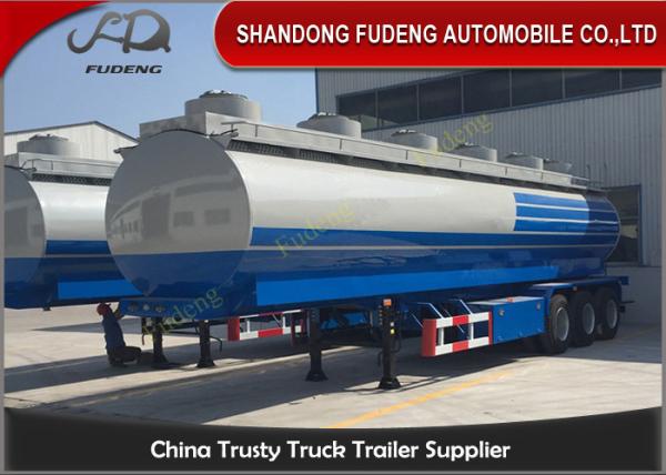 Buy cheap Diesel Gasoline Crude Oil Tanker Trailers 35CBM - 90CBM Q345B Carbon Steel from wholesalers