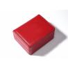 Buy cheap High End Women Leather Jewelry Box Red Inside Velvet Insert Custom Luxury Handmade from wholesalers