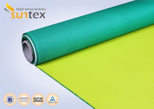 Fiberglass Fire Curtain PU Coated Fiberglass Fabric For Air Distribution System