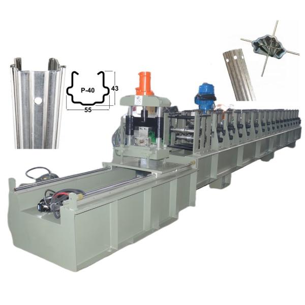 Buy cheap 0-20 Meters/Minute Vineyard Post Trellis Grape Stakes Rollformers G550 Galvanized Steel from wholesalers