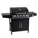 5 1 Propane Burners Gas Grills Stainless Steel Camping Rotisserie Stove 141*55