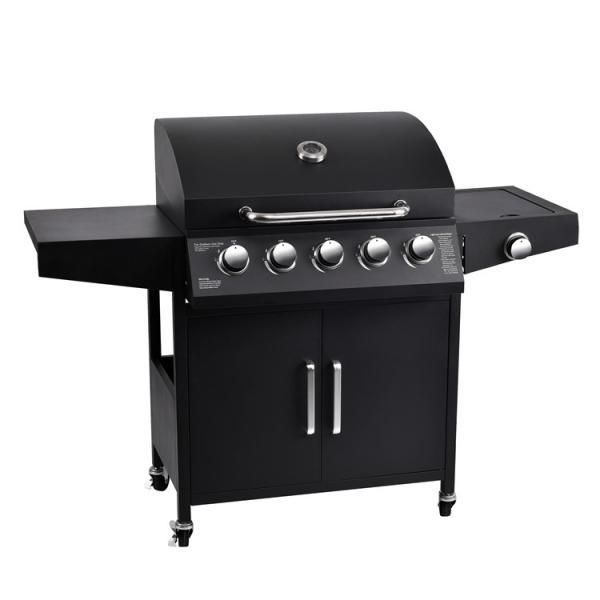 Buy cheap 5 1 Propane Burners Gas Grills Stainless Steel Camping Rotisserie Stove 141*55*109 cm from wholesalers