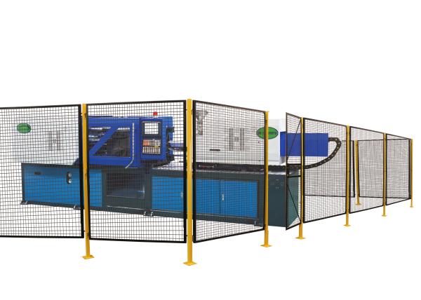 Buy cheap Black Safety Fencing Machine Guarding , Warehouse Steel Safety Guards 60 Lbs from wholesalers