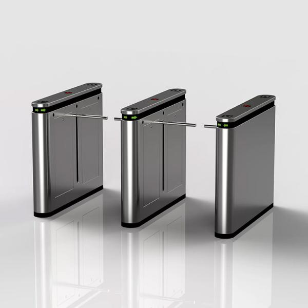 Buy cheap 24V BLDC Motor Drop Arm Turnstile Slim Size Bi Directional LED Light Indication from wholesalers