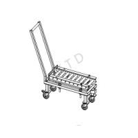 Buy cheap Aluminum Tube Pallet Truck Trolley eco pipe Vertical Trolleybus product
