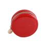 Buy cheap 9x3.6CM Round Cosmetic Bag , CA65 EN71 Small Zipper Storage Bags Lip Printed from wholesalers
