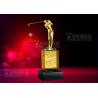 Buy cheap Gross Champion / Second / Third Reward Cup Golf Trophies For Talented Golfers from wholesalers