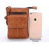 Buy cheap Luxury Crossbody Neck Wallet 4.9*7.3*2.3'' Black Genuine Leather Multifunctional Travel Bag from wholesalers