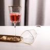 Buy cheap Hammer Texture Crystal Wine Glass In Triangle Shape from wholesalers
