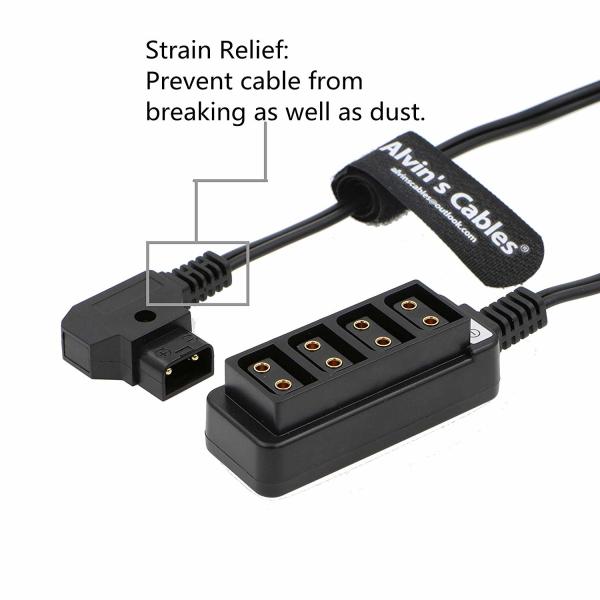 Buy cheap Alvin's Cables D Tap Male to 4 Port Dtap Female Splitter Power Cable for ARRI RED Cameras TILTA Steadicam IDX Battery from wholesalers