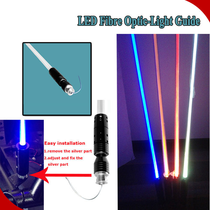 4ft LED Whip Lights Flag White Colors Wireless Remote Weatherproof Lighted Antenna Whips - Accessories for ATV