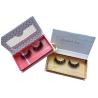 Buy cheap factory direct manufacture silver glitter 3D mink eyelash gift box with spot uv logo from wholesalers