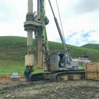 Buy cheap ISO9001 Rotary Pile Drilling Rig 44 Meter Hydraulic Rotary Drilling ZR160L product