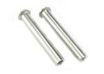 Carbon Steel Hardware Rivets Flat Head Semi Tubular Rivet Din 7340 Nickel Plated
