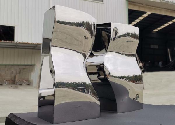 Buy cheap Garden Modern Outdoor Statues Mirror Stainless Steel Public Art Sculpture from wholesalers