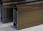 Anti Corrosion Aluminium Door Profiles Extrusions Electrophoresis Champagne