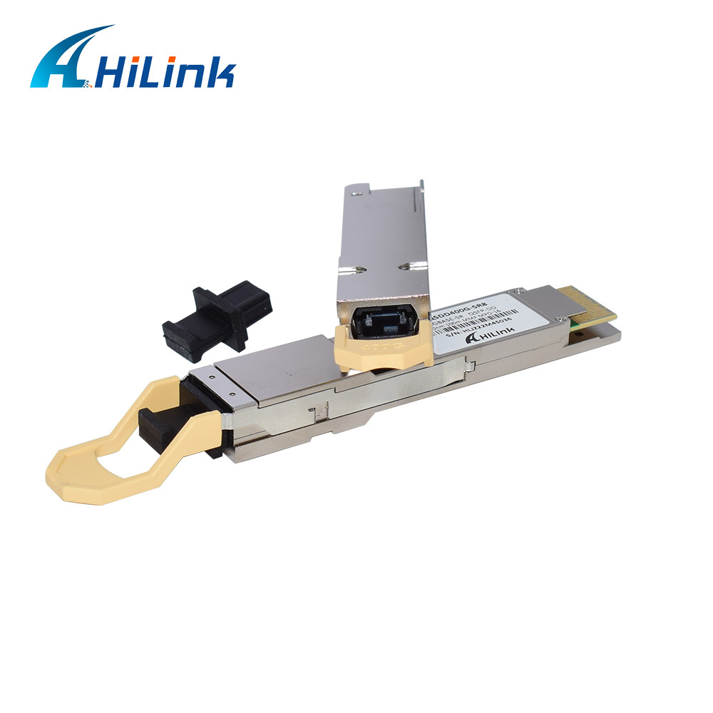 QSFP DD 400G SR8 Optical Transceiver Module Fiber Optic 100M MMF 850nm MPO - 16