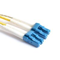 Buy cheap Bend Insensitive G657A1 Duplex LC-LC 2.0MM Fiber Optic Patch Cord PVC/LSZH product
