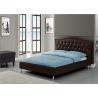 Buy cheap Bed Frame Full Size - Platform Bed with Faux Leather Upholstery headboard from wholesalers