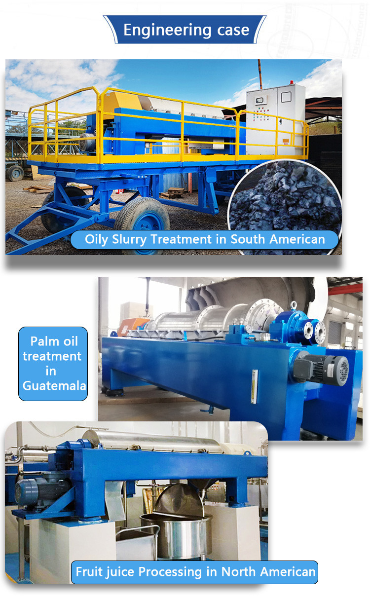 Industrial Decanter Centrifuge Machine 2 3 Phase Olive Oil Extraction Waste Water