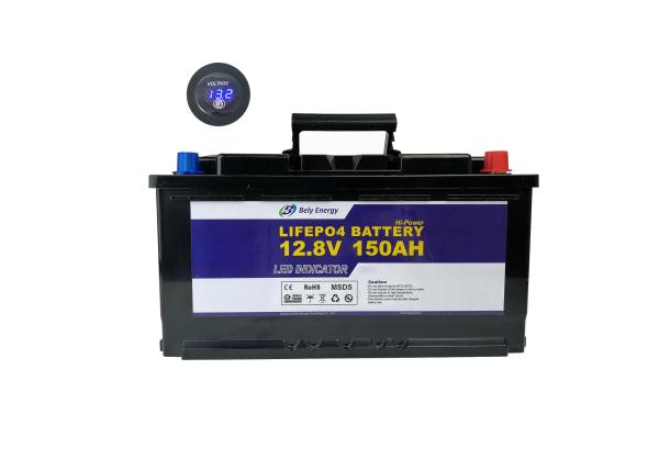 Buy cheap 1920Wh LiFePo4 Battery 12V 150Ah With LED Lithium Ion Battery For Electric Scooter from wholesalers