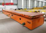 OEM Dc Motor 50T Hydraulic Lifting Transfer Cart Steerable