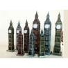 Buy cheap Home Decor DIY Craft Gifts London Famous Big Ben Clock Statue Iron Material from wholesalers