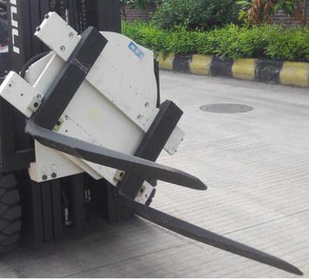 Buy cheap 360 Forklift Attachments Rotator Clamp To Invert Bin 1245mm Carriage from wholesalers