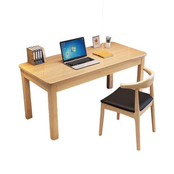 Melamine Solid Wood Office Computer Desk for Home Study and Bedroom Chair