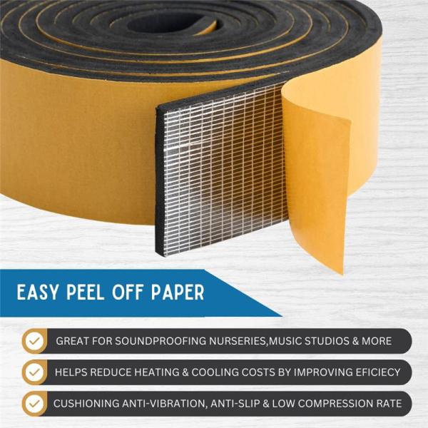 Buy cheap Eva Foam Adhesive Tape Window Soundproofing Insulation Foam Strip from wholesalers