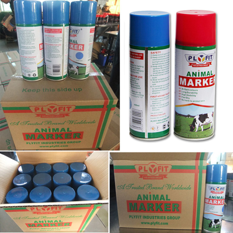 Eco Friendly Livestock Marker Spray Animal Marking Spray Paint For Tail Painting