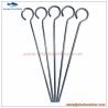 Buy cheap 9" Steel round wire tent peg tent stake from wholesalers