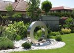 Garden Design Ring Shape Stainless Steel Water Feature Fountain Corrosion