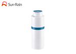 Round Rotating Airless Pump Bottle Vacuum Plastic White Color For Lotion