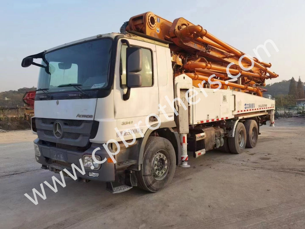 Used Concrete Boom Pump 47m with Mercedes Benz Zoomlion
