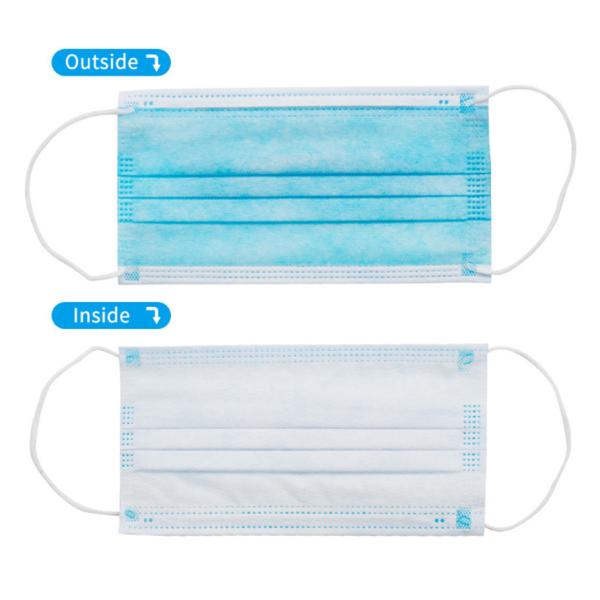 Buy cheap Skin Friendly Three Layers Disposable Earloop Respirator Mask from wholesalers