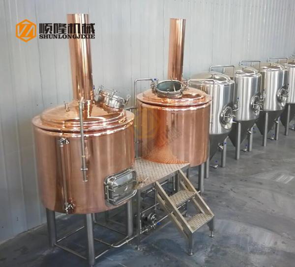 Buy cheap Red Copper Mini Micro Beer Brewing Equipment 3HL Semi Auto / Automatic Control from wholesalers
