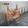 Buy cheap Red Copper Mini Micro Beer Brewing Equipment 3HL Semi Auto / Automatic Control from wholesalers